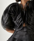 Aje Amour Ruffle Mini Dress | Black - Dresses