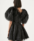 Aje Amour Ruffle Mini Dress | Black - Dresses