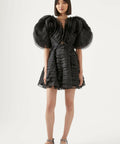 Aje Amour Ruffle Mini Dress | Black - Dresses