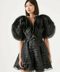 AjeAmourBlackDressDesignerDressHire