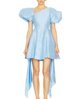 Aje Arista Tulip Sleeve Mini Dress Powder Blue Size 12 - 12 / Blue - Dresses