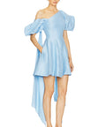 Aje Arista Tulip Sleeve Mini Dress Powder Blue Size 12 - 12 / Blue - Dresses