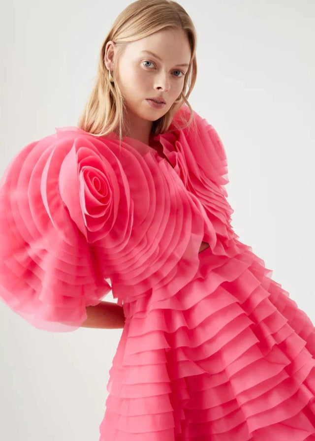 AJE - Aje Armour Mini Dress Berry Pink