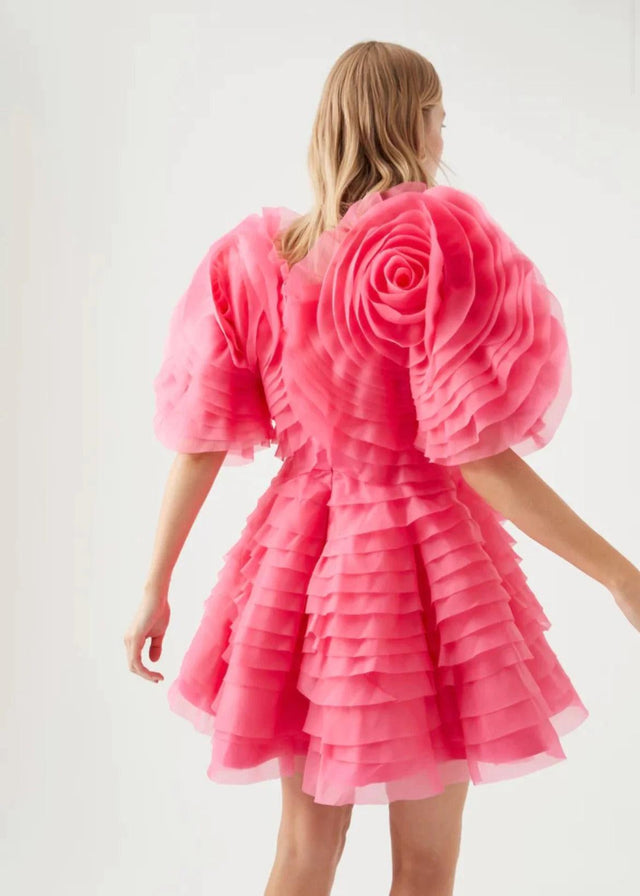 AJE - Aje Armour Mini Dress Berry Pink
