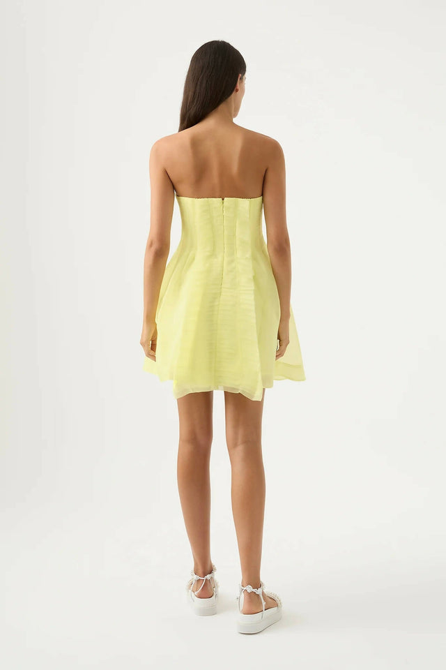 Aje Astrid Strapless Mini Dress - Dresses