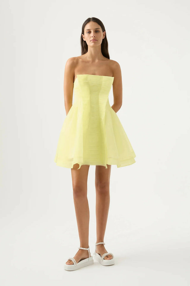 Aje Astrid Strapless Mini Dress - Dresses