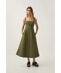 Aje Axle Utility Midi Dress - Dresses
