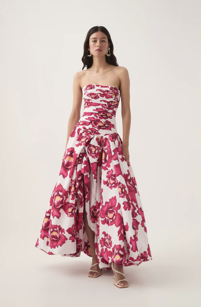 Aje Behold Maxi Dress Boldly Blooming Size 12 - Dresses