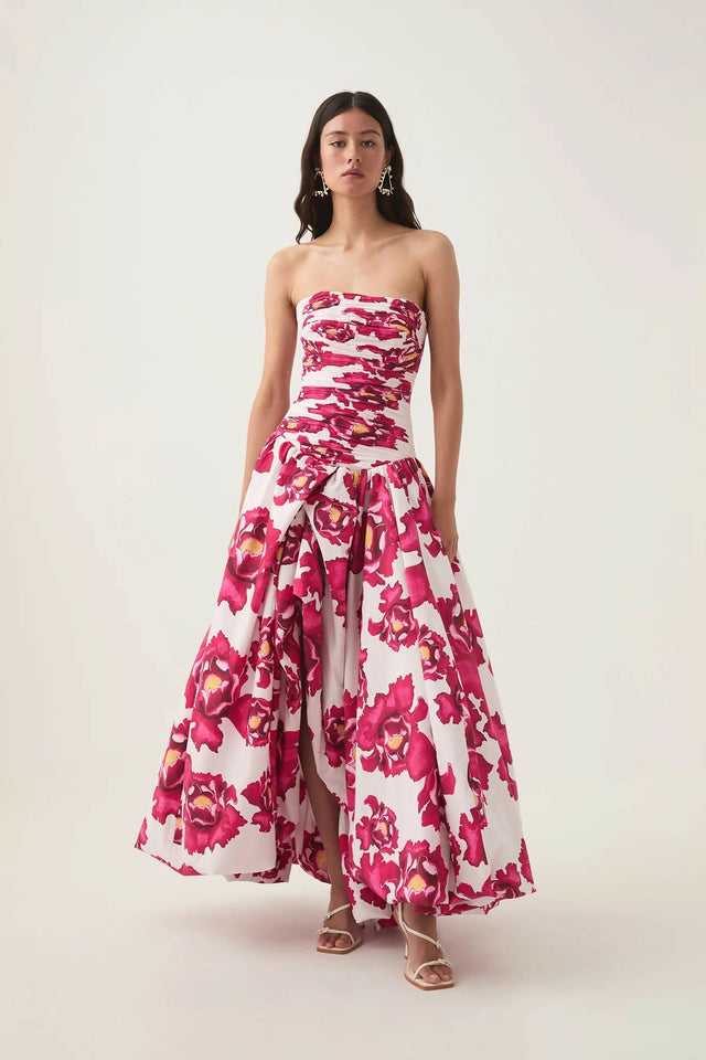 Aje Behold Maxi Dress Boldly Blooming Size 8 10 - Dresses