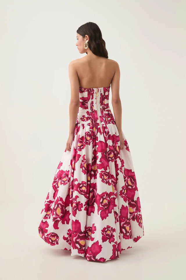 Aje Behold Maxi Dress Boldly Blooming Size 8 10 - Dresses