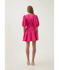 Aje Billie Corded Mini Dress Azalea Pink Size AU 10 - 10 / Pink - Dresses