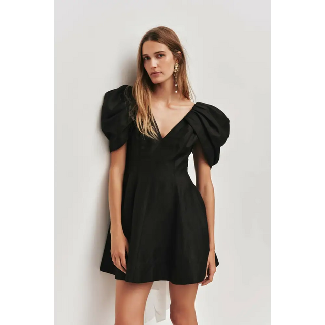 Aje Bisou Mini Dress - 10 / Black - Dresses