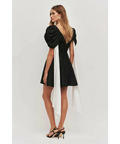 Aje Bisou Mini Dress - 10 / Black - Dresses