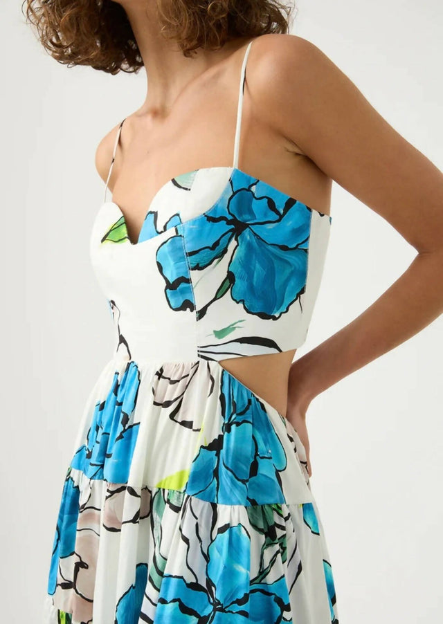 Curated Collection - Aje Botanical Tiered Maxi