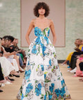 AJE Botanical Tiered Midi Dress Size 8 - 8 / Multi - Dresses