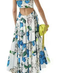 AJE Botanical Tiered Midi Dress Size 8 - 8 / Multi - Dresses