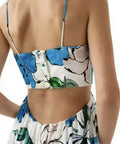 AJE Botanical Tiered Midi Dress Size 8 - 8 / Multi - Dresses