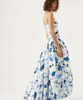 Aje Bubble Hem Maxi Gown - 8 / Floral - Dresses