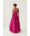 HireAJEVioletteBubbleHemMaxiDressinDeepMagentaTheOnlyDressRent2