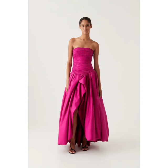 HireAJEVioletteBubbleHemMaxiDressinDeepMagentaTheOnlyDressRent