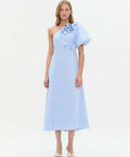 Aje Camille Midi Dress Blue - 10 / Blue - Dresses