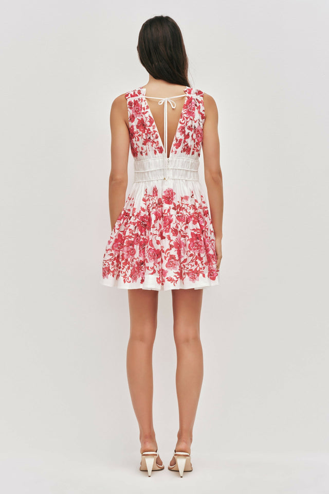 Aje Casia Mini Dress - 10 / Floral - Dresses
