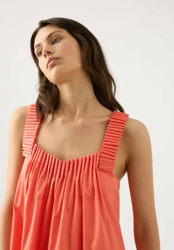 AjeCeciliaSmockMiniDressinCoralCLOSE