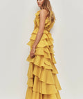 Aje Cleo Gown Marigold Yellow Size 12 - 12 / Yellow - Dresses