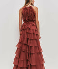 Aje Cleo Gown Rust Size 8,10 - Dresses