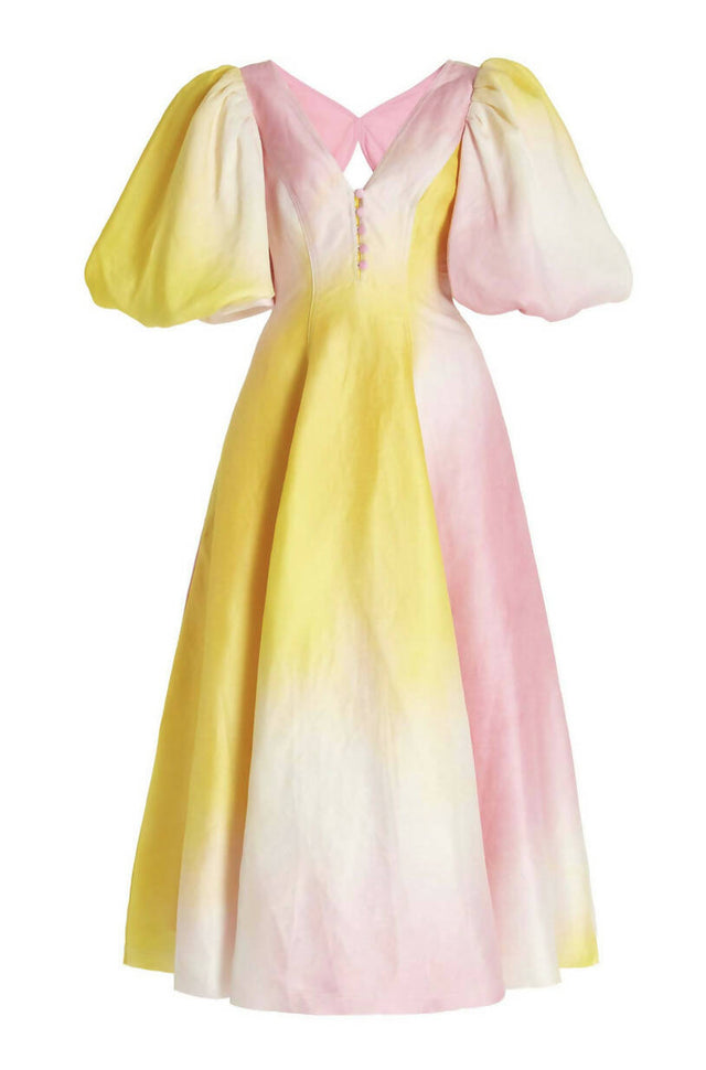 Aje Cloud Burst Midi Dress - 10 / Multi - Dresses