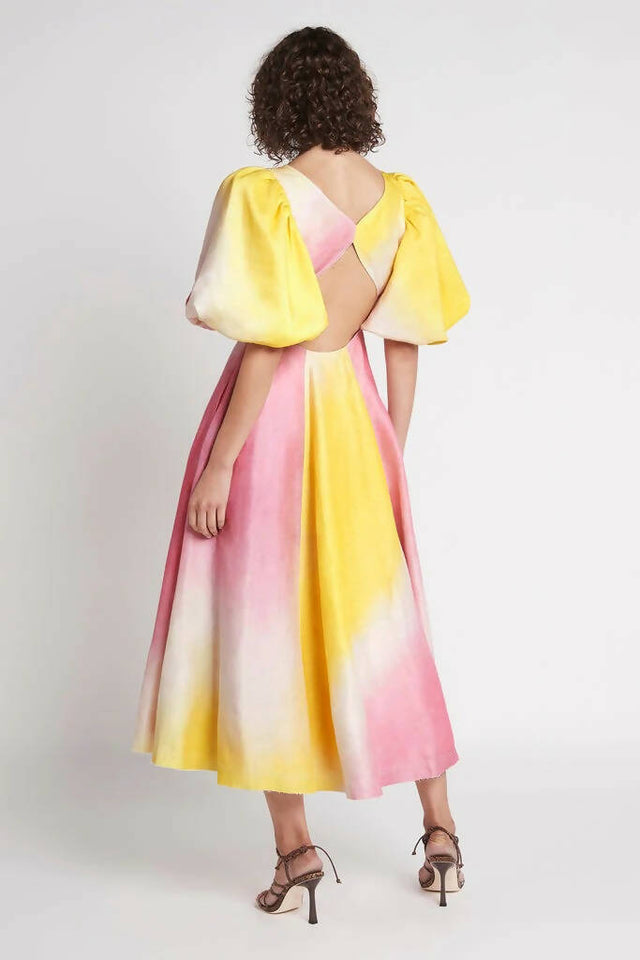 Aje Cloud Burst Midi Dress - 10 / Multi - Dresses