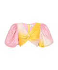 AJE - Aje Cloud Burst Puff Sleeve Cropped Top & Midi Skirt
