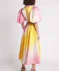 AJE - Aje Cloud Burst Puff Sleeve Cropped Top & Midi Skirt
