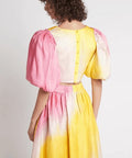 AJE - Aje Cloud Burst Puff Sleeve Cropped Top & Midi Skirt