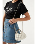 Aje Clutch Weave Bag White - White - Bags