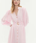 Aje Colette Shirt Dress - 10 / Pink - Dresses