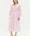 Aje Colette Shirt Dress - 10 / Pink - Dresses