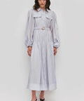 Aje Colide Shirt Dress - 10 / Blue - Dresses