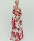 Aje Cordelia Corset Maxi Dress Floral Size 6 - 6 / Floral - Dresses