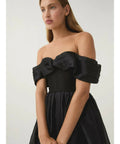 Aje Cordelia Corseted Maxi Dress in Black Size AU 10 - 10 / Black - Dresses