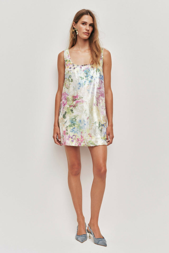 Aje Dahlia Mini Dress - 10 / Multi - Dresses