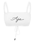 Aje Elle Bandeau - 6 / White - Tops