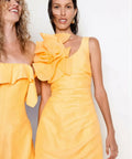 Aje Energy Mini Dress Marigold Yellow Size 6 8 & 10 - Dresses