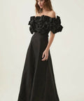 Aje Etta Midi Dress - 10 / Black - Dresses