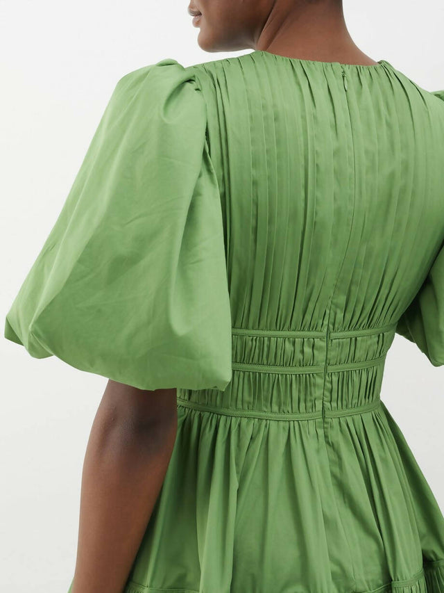 Aje Fallingwater Midi Dress Green Size 12 - 12 / Green - Dresses