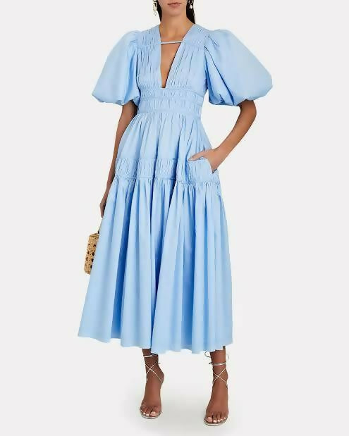 Aje Fallingwater Midi Dress - Dresses