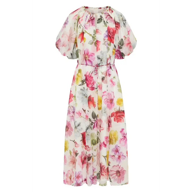 aje fleur midi dress Aje Fleur Midi Dress Collage Floral Size AU 10