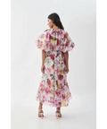 Aje Fleur Midi Dress Collage Floral Size AU 10 | Passion For Fashion