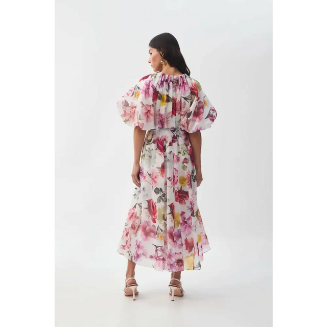 Aje Fleur Midi Dress Collage Floral Size AU 10 - 10 / Floral - Dresses