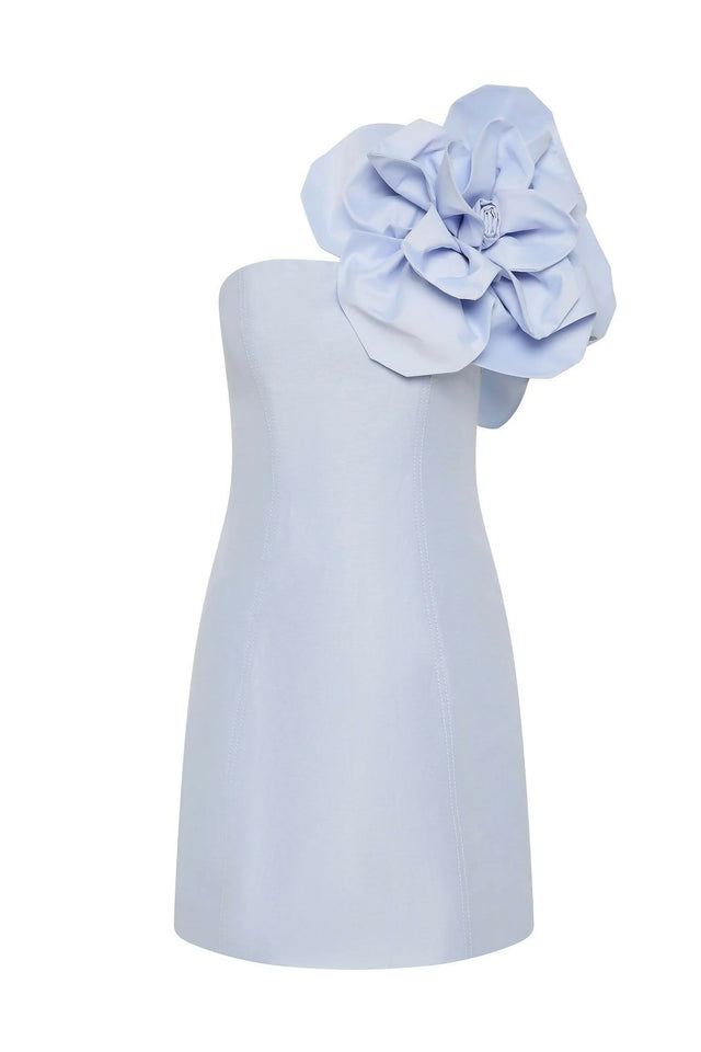 princess polly baby blue dress Rent Aje Arista Tulip Asymmetric Mini Dress main image 0